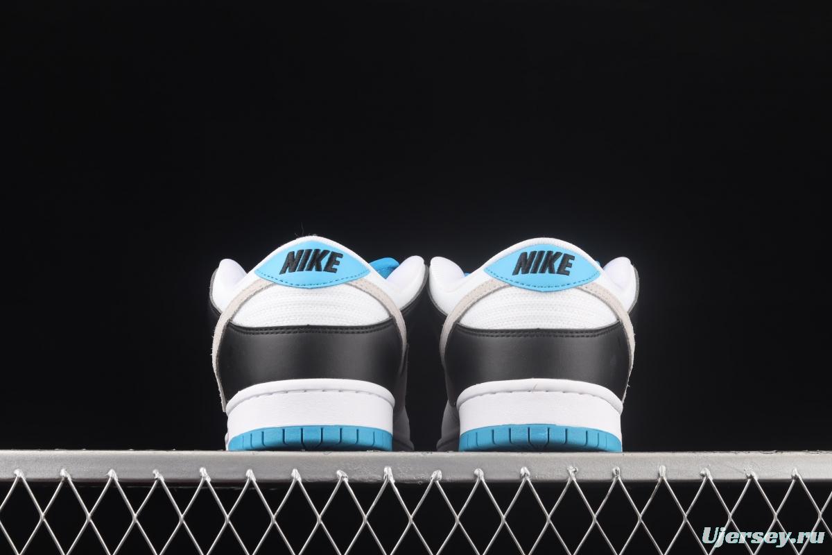 NIKE SB DUNK Low Prm laser blue color SB buckle rebound fashion casual board shoes BQ6817-101