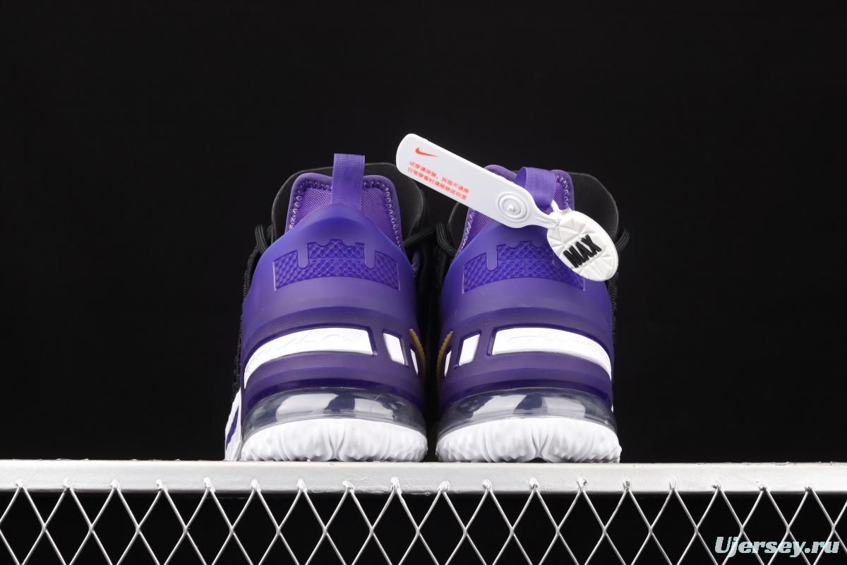 NIKE LeBron XVIII EP LAKERS James 18th generation signature shoes Lakers CQ9284-004