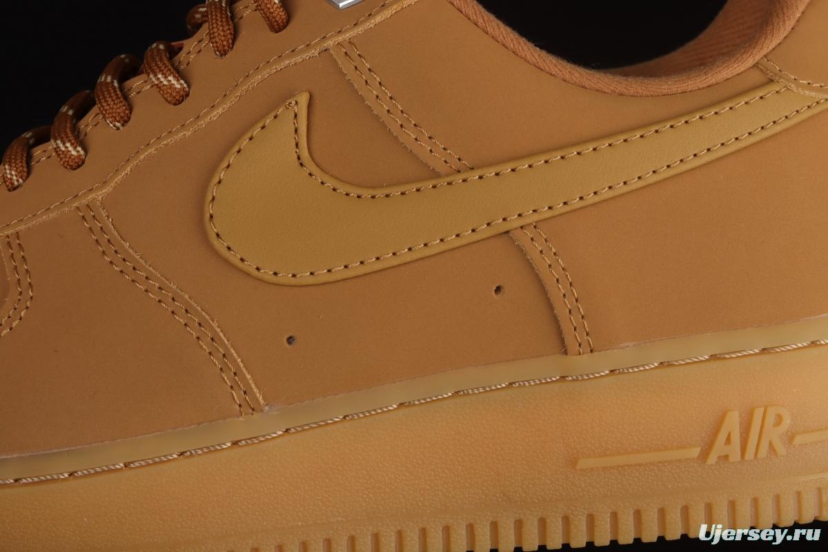 NIKE Air Force 1x 07 WB AF1 wheat low upper shoes CJ9179-200