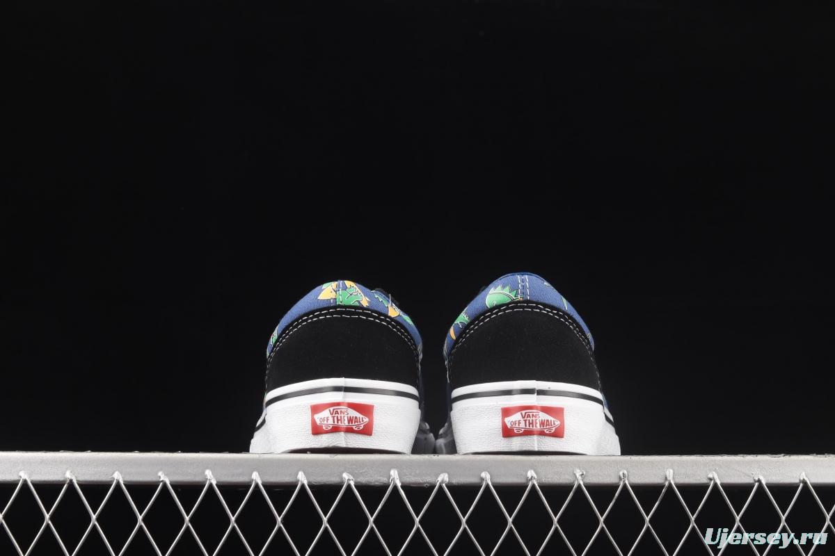 Vans Style 36 SF Klein blue dinosaur half-moon Baotou low-top casual board shoes VN0A6WKT6QT
