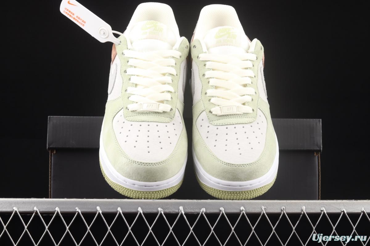 NIKE Air Force 11607 Low light green gray color matching low-top casual board shoes DL5819-618