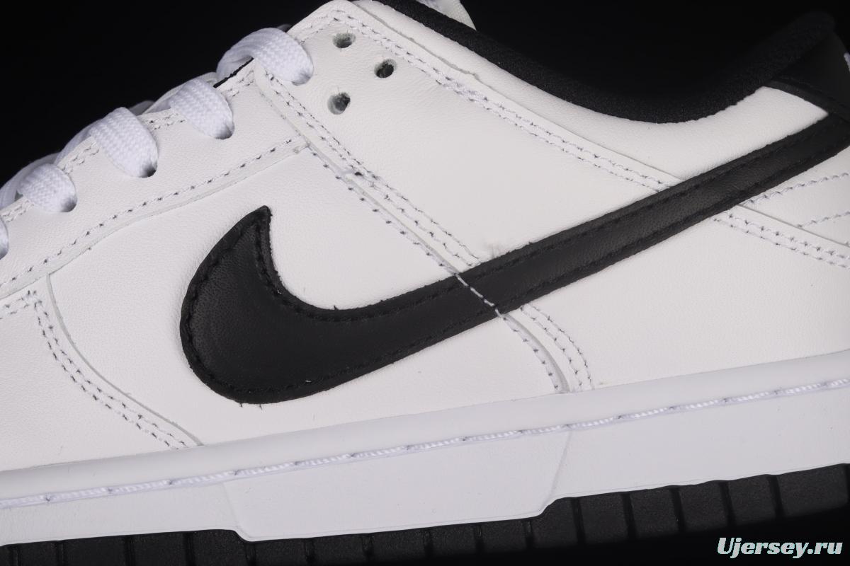 NIKE SB DUNK Low white and black color dunk series low-side leisure sports skateboard shoes DD1503-113