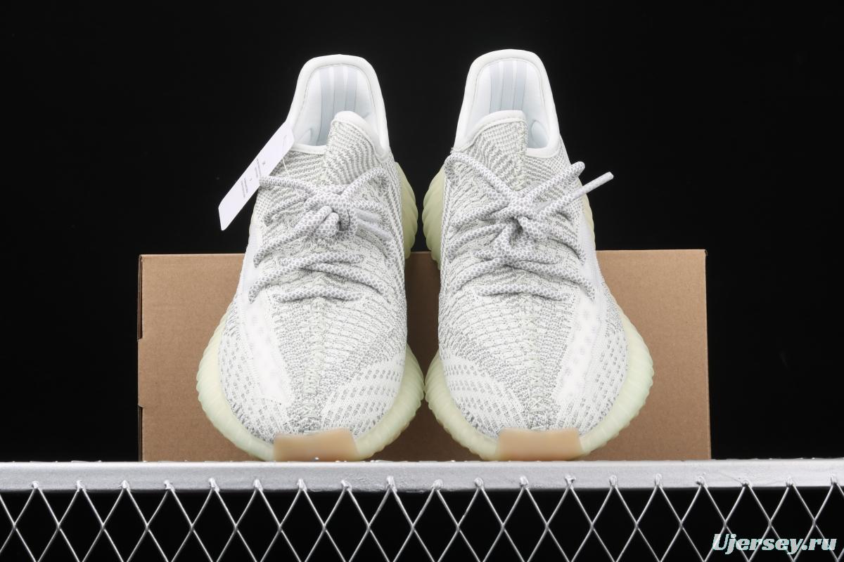 Adidas Yeezy Boost 350V2 Tailgate FX4349 Darth Coconut 350 second generation hollowed-out Asian gray star color match