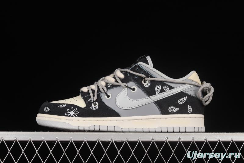 NIKE SB DUNK Low Prm SB Cashew Nut Flower Cashew Flower Elements SB Buckle Backboard Fashion Casual Sneakers DH7913-001