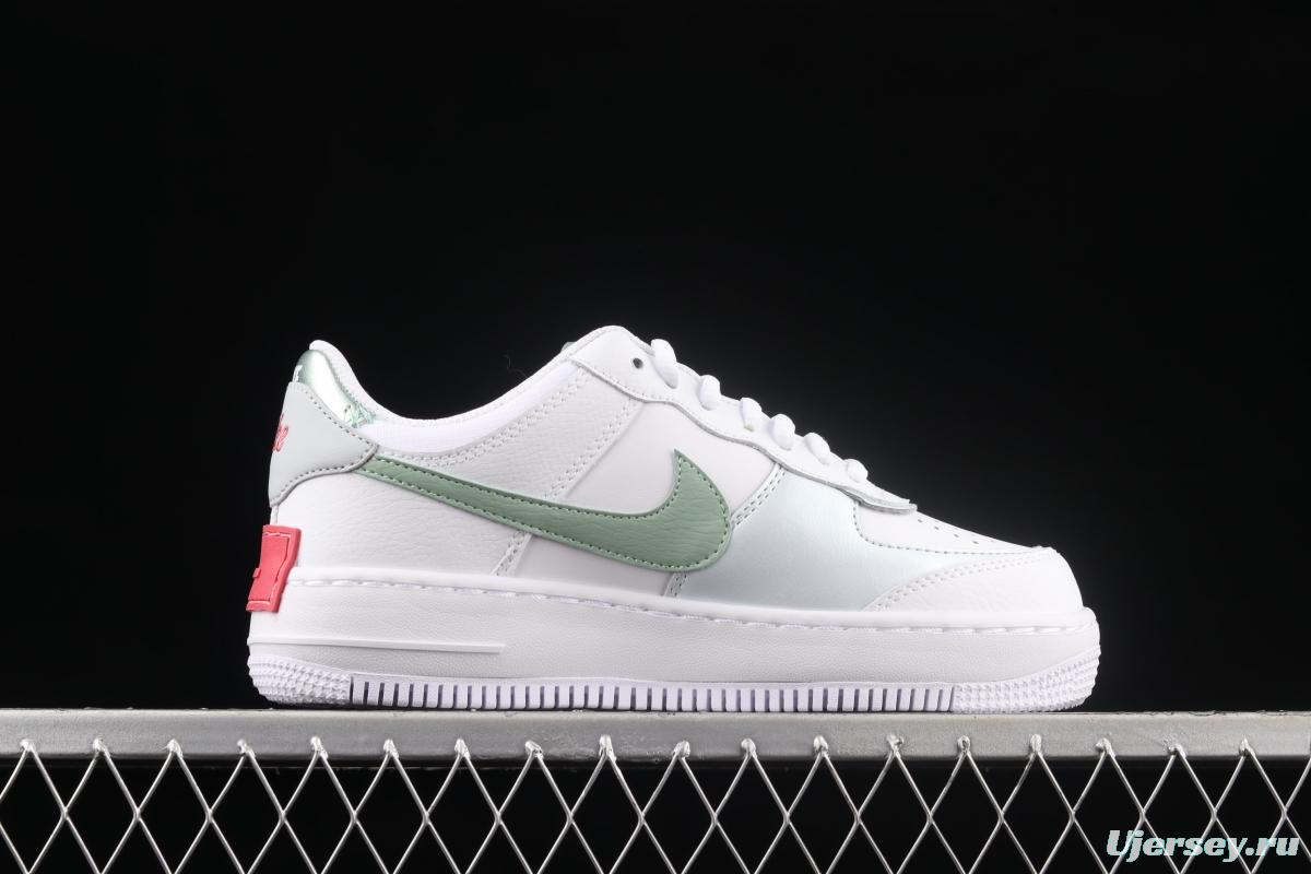 NIKE Air Force 1 ShAdidasow light weight heightened low-top board shoes CI0919-112,