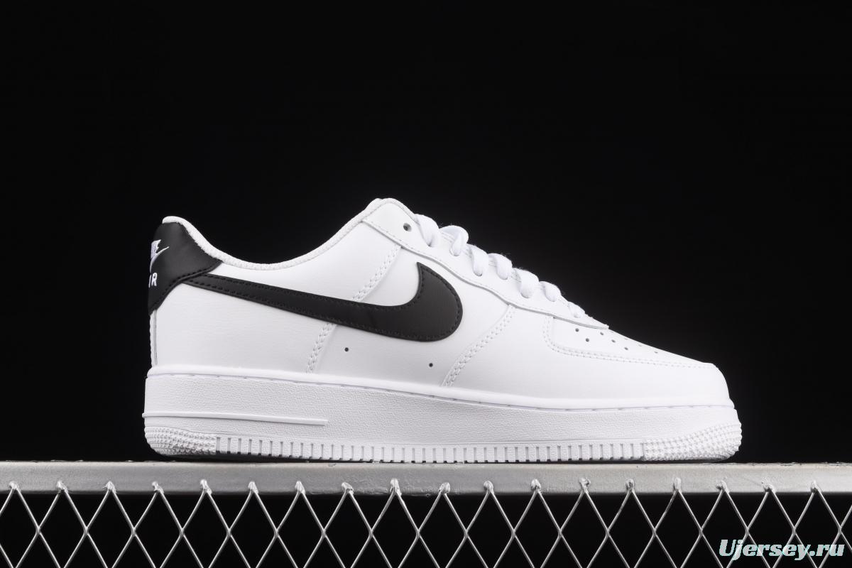 NIKE Air Force 1o07 Low AN20 classic white and black low-top casual board shoes CT2302-100