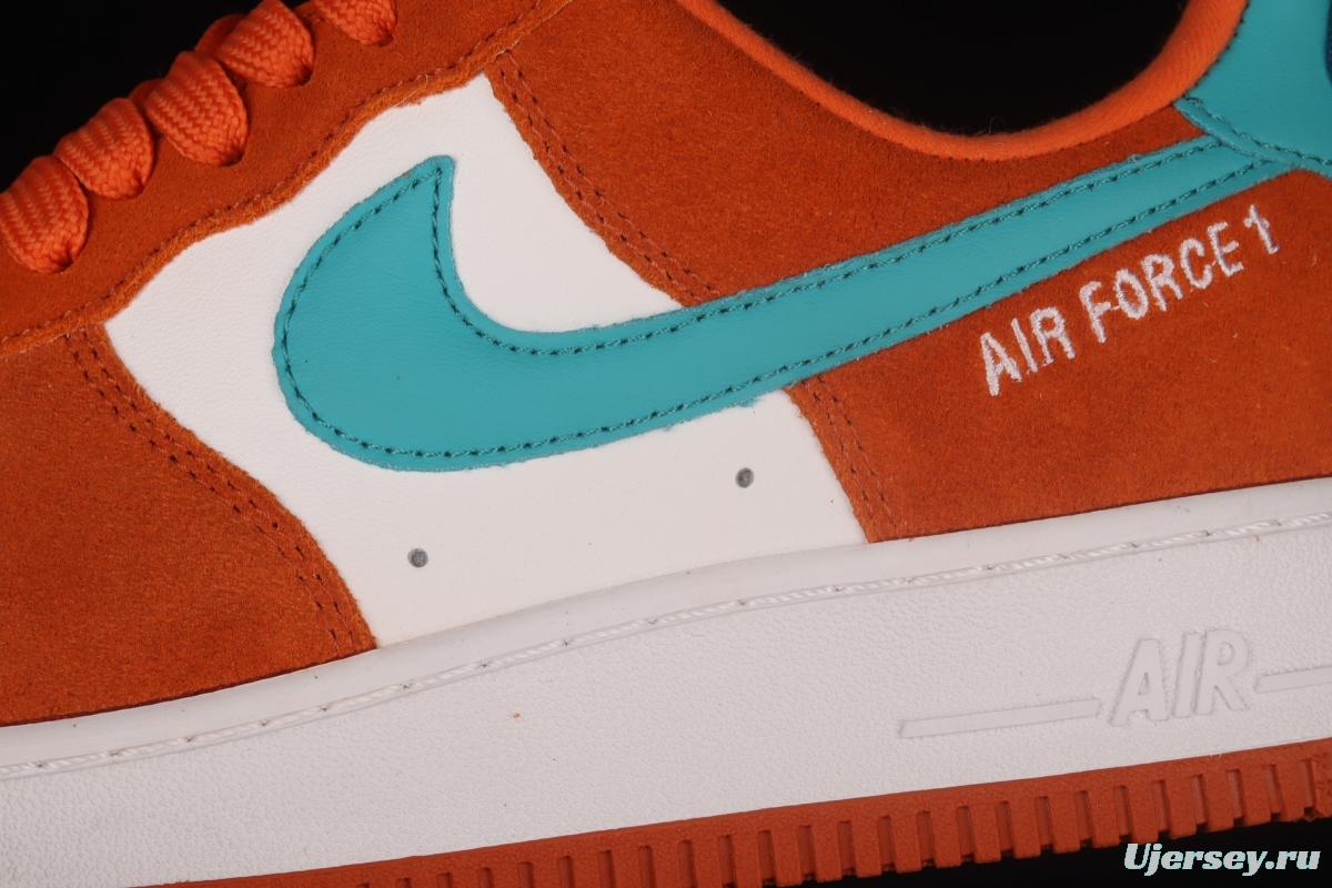 NIKE Air Force 11607 Low Athletic Club white orange low-top casual board shoes DH7568-800