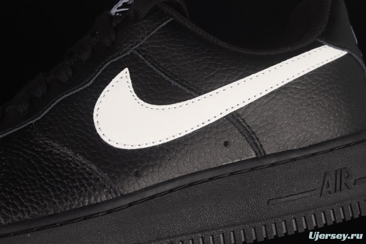 NIKE Air Force 11607 Low classic black and white low-top casual board shoes AA4083-001