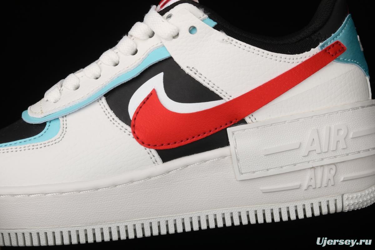 NIKE Air Force 1 ShAdidasow Rtl light weight heightened low-top board shoes DA4291-100