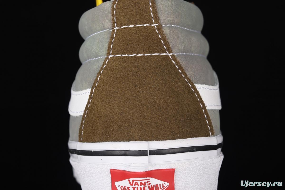 Vans Sk8-Mid Vance classic suede stitching medium-top casual board shoes VN0A3WM324T