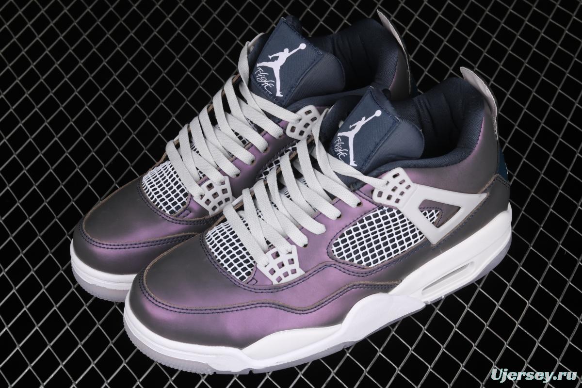Air Jordan 4 RETRO Monsoon Blue chameleon BQ9043-400
