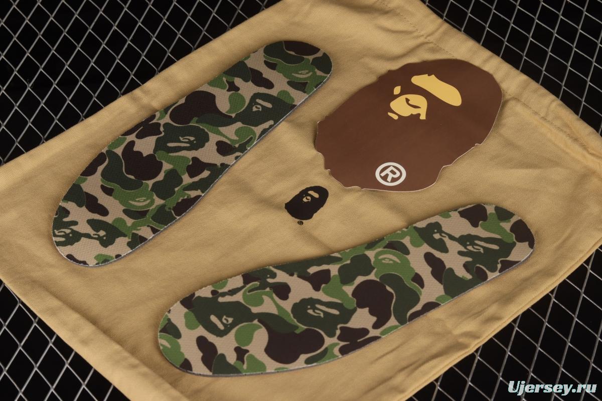 Human MAdidase Bape Sta Sk8 To Nigo trend godfather Nigo brand ape head classic skateboard shoes 1G70191035 grayish yellow