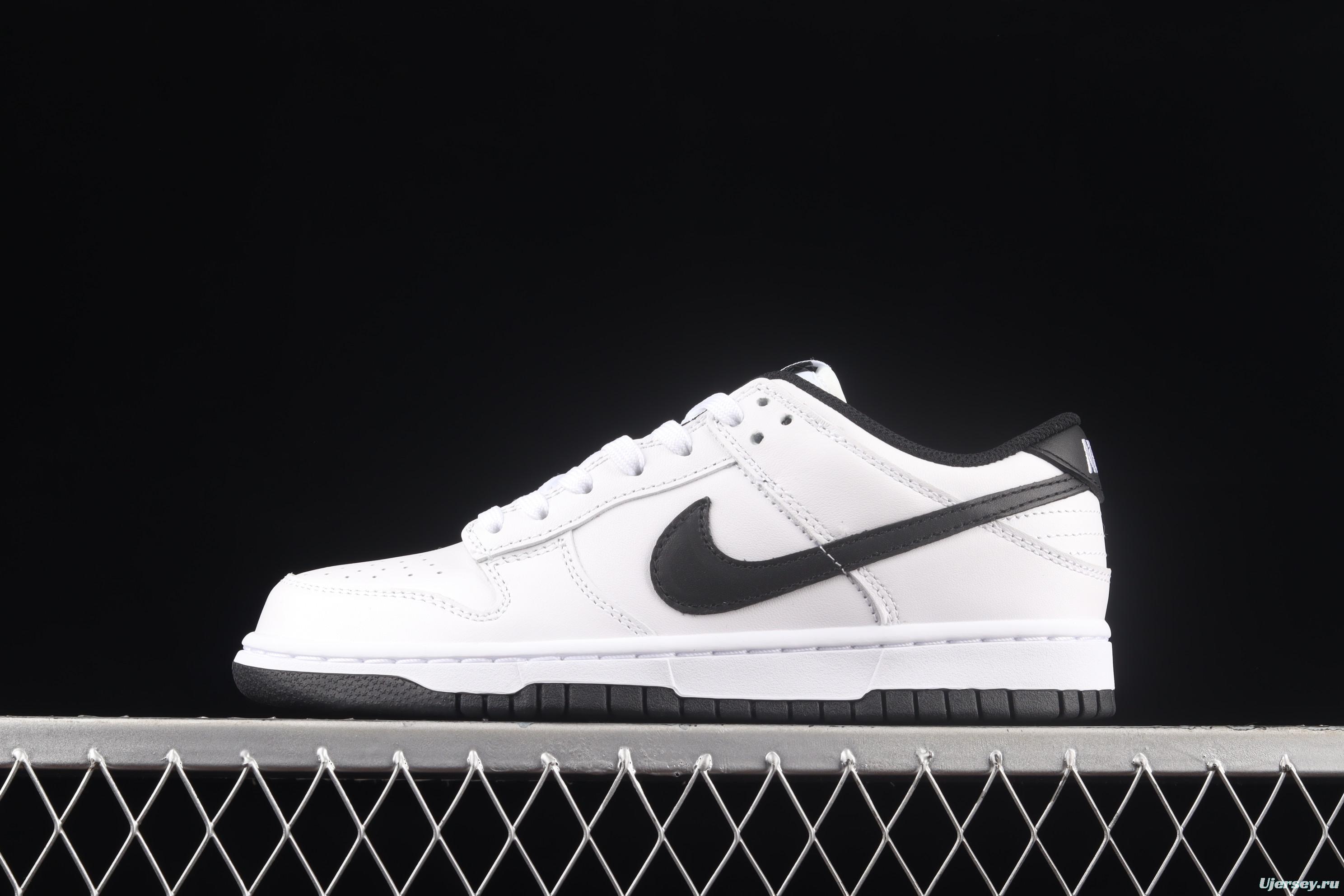 NIKE SB DUNK Low white and black color dunk series low-side leisure sports skateboard shoes DD1503-113