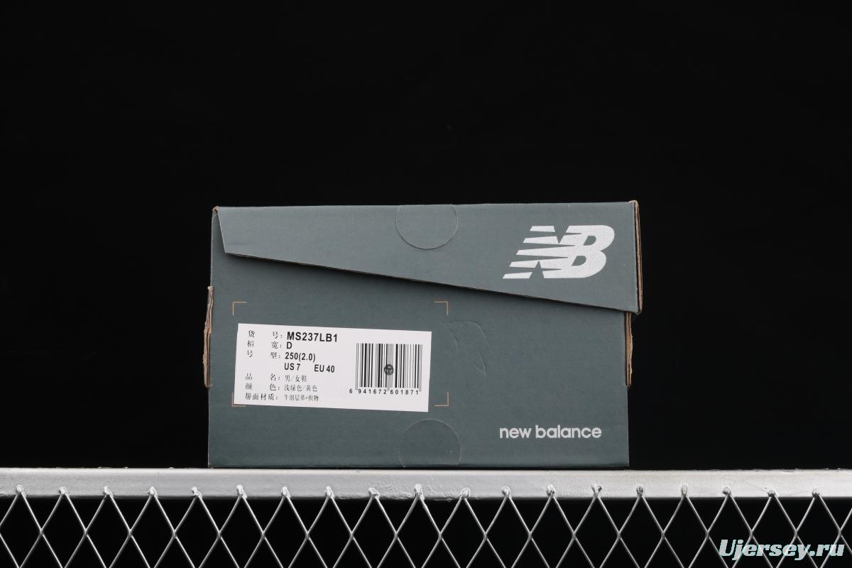 New Balance MS237 series retro leisure sports jogging shoes MS237LB1