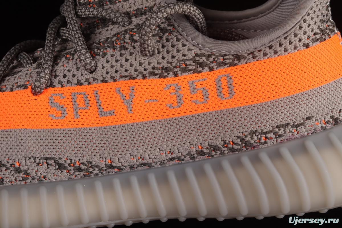 Adidas Yeezy 350 Boost V2 GW1229 Grey Orange Starry BASF Boost Original Bottom