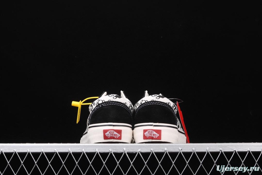 Vans Old Skool Vans Anaheim classic series giant panda low-top casual board shoes VNOA3023W33