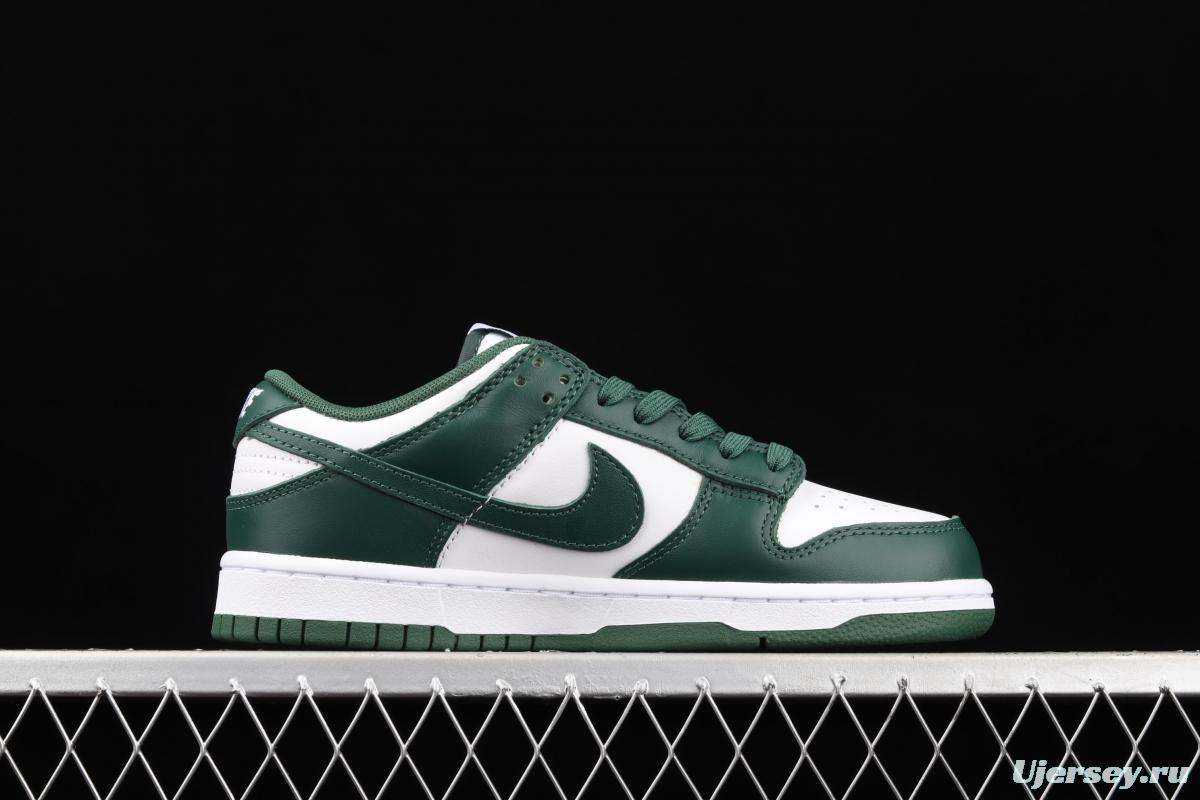 NIKE SB DUNK Low Team Green Michigan White and Green Slam Dunk Series low side Leisure Sports Skateboard shoes DD1391-101