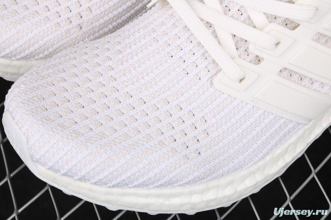 Adidas Ultra Boost 4.0Iridescent BY1756 fourth generation knitted striped white laser UB