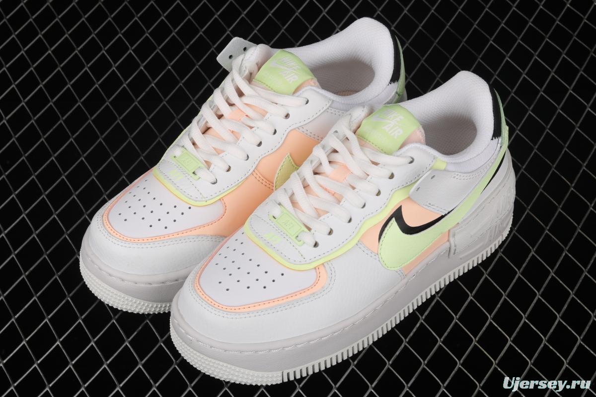 NIKE Air Force 1 ShAdidasow light weight heightened low-top 100-board shoes CI0919-107,