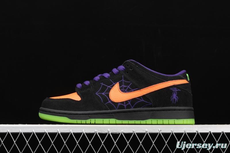 NIKE SB DUNK Low Night of Mischief Halloween themed low top skateboard shoes BQ6817-006