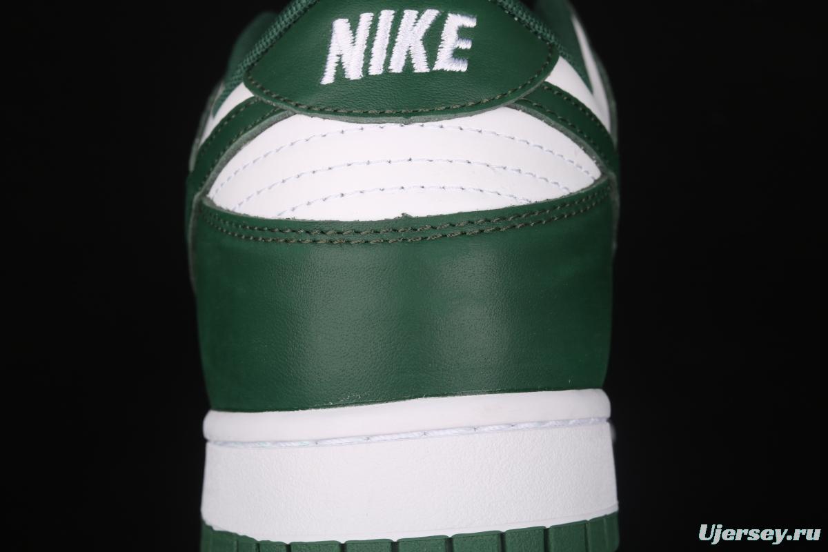 NIKE SB DUNK Low Team Green Michigan White and Green Slam Dunk Series low side Leisure Sports Skateboard shoes DD1391-101