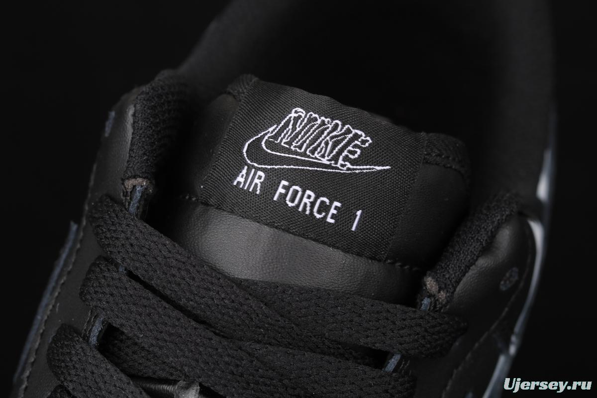 NIKE Air Force 1x 07 Skeleton QS Halloween luminous skeleton limited casual board shoes BQ7541-001