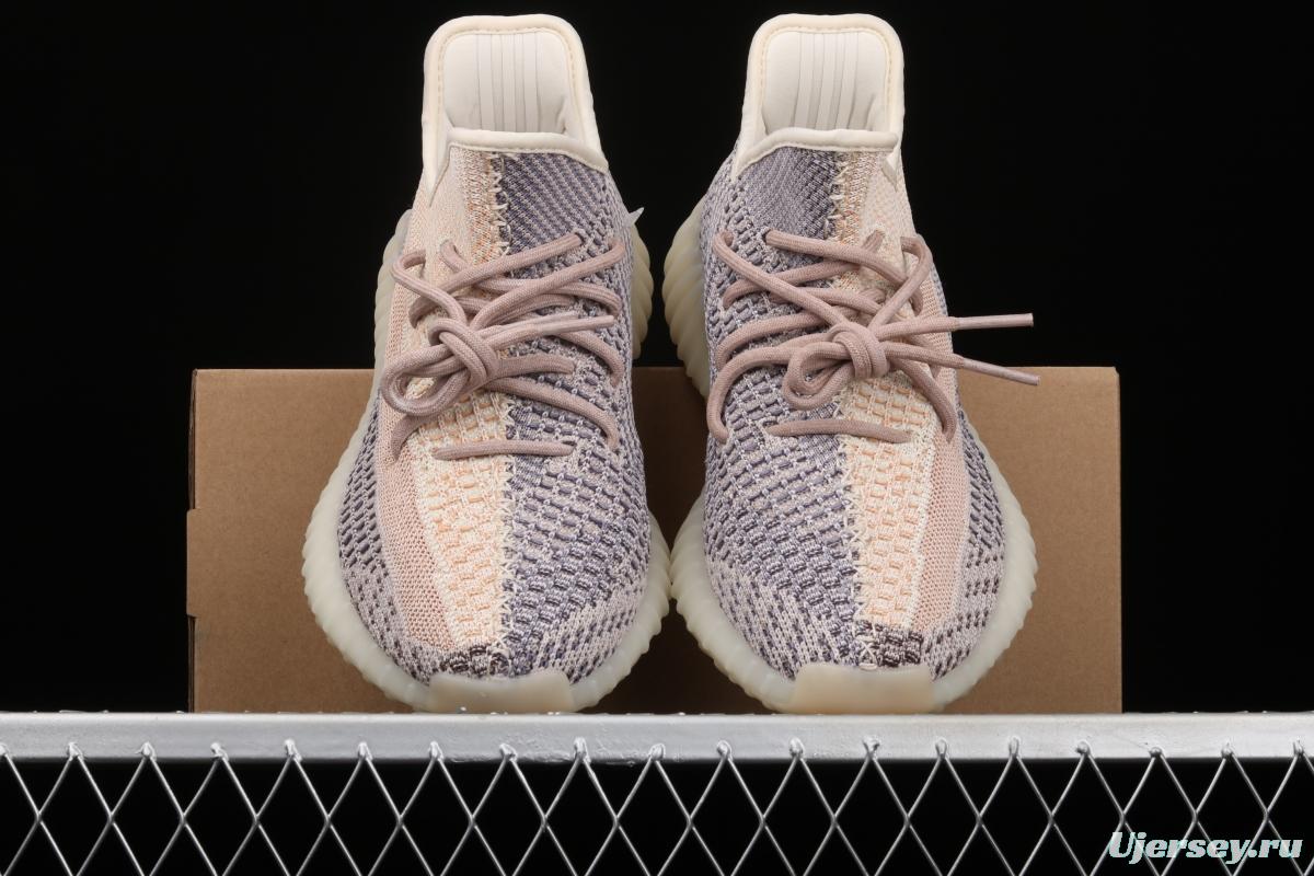 Adidas Yeezy 350 Boost V2 Ash Pear GY7658 Darth Coconut 350 second Generation hollowed-out Grey Pearl Color BASF Boost original