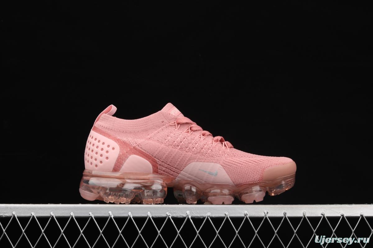 NIKE Air Vapormax Flyknt 2019 full palm air cushion running shoes 942843-600