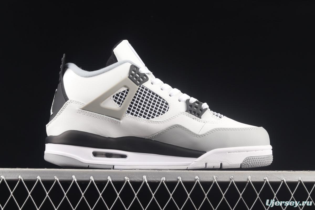 Air Jordan 4 Retro GS Light Smoke Grey white ash basketball shoes CT8527-021