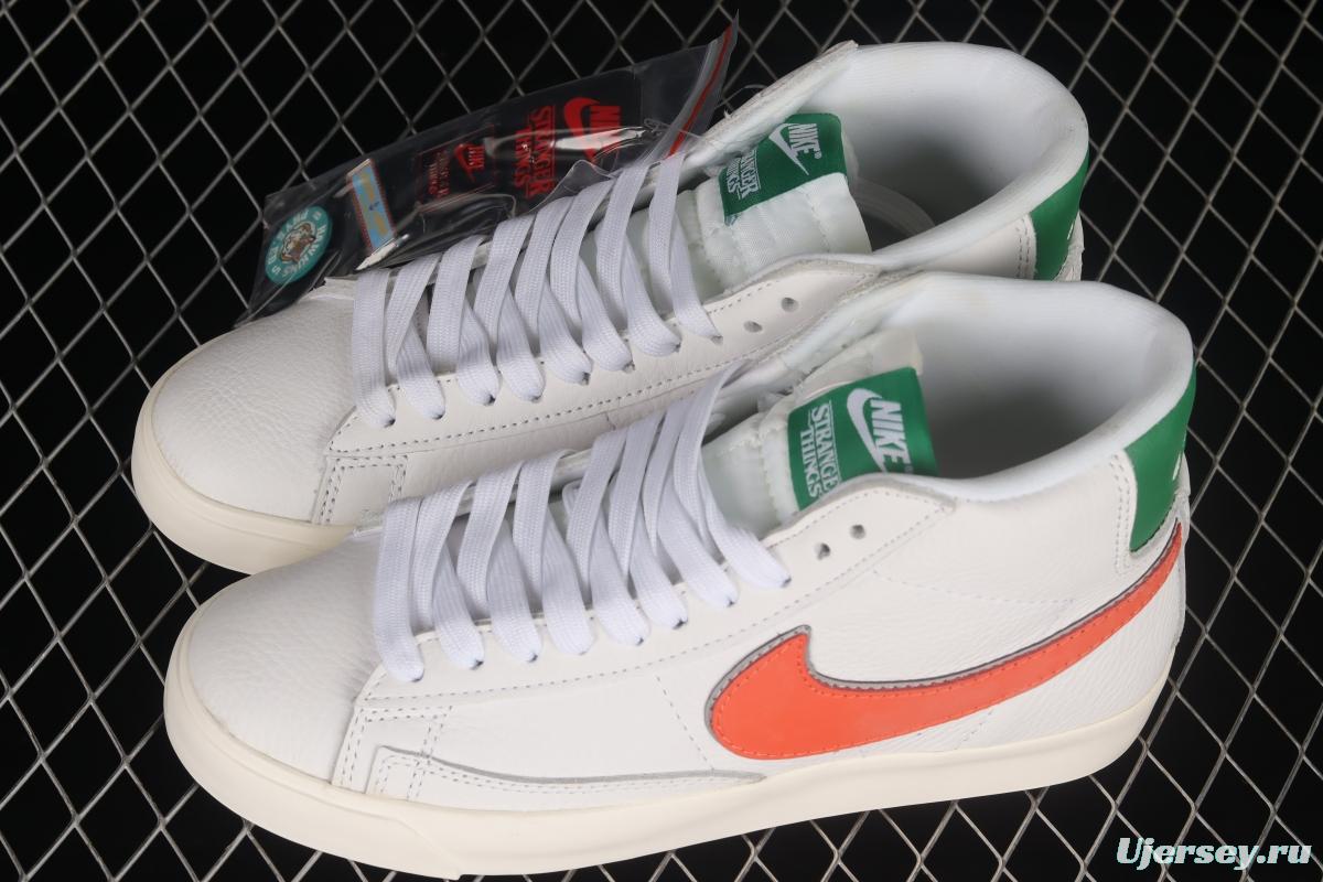 Stranger Things x NIKE Blazer Mid QS HH Trailblazer High Top Casual Sneakers CJ6101-100