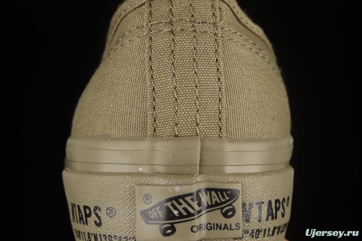 Wtaps x Vault by OG Vans Authentic limited joint style fashion tooling style low-top casual board shoes VN000UDDKBA