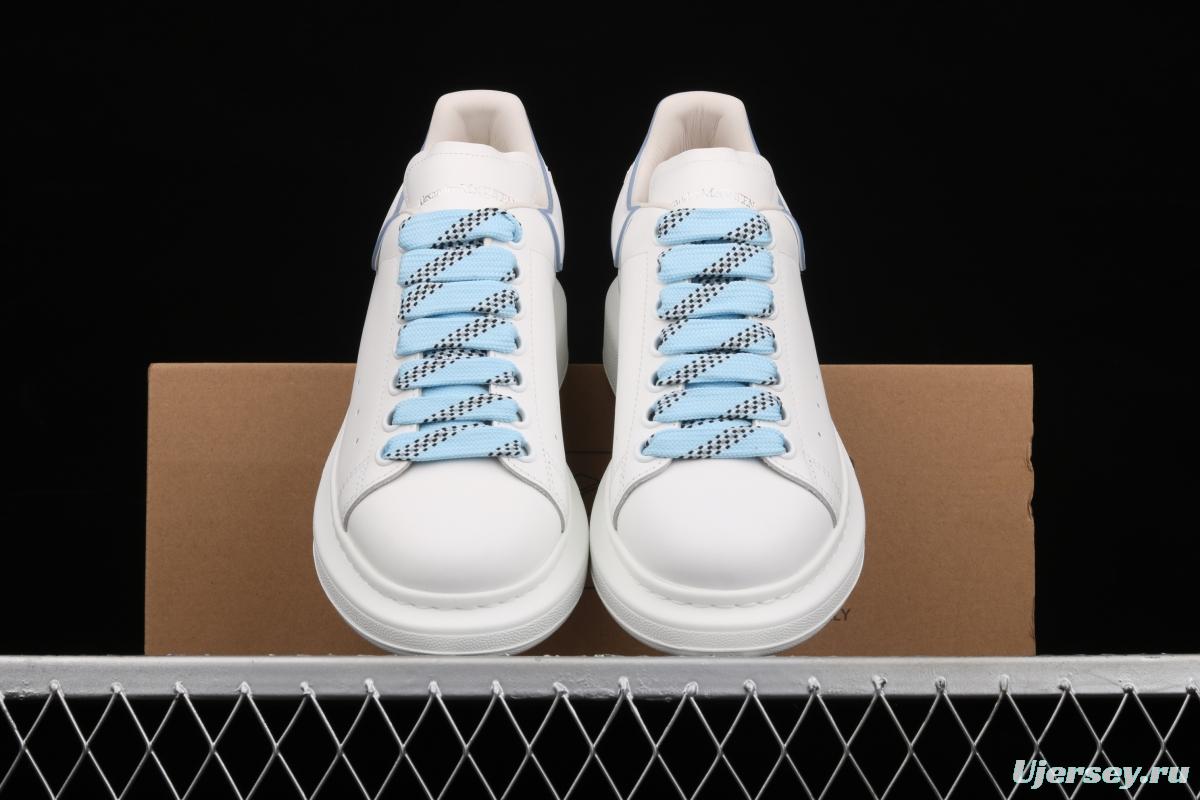 Alexander McQueen white and blue gel drop