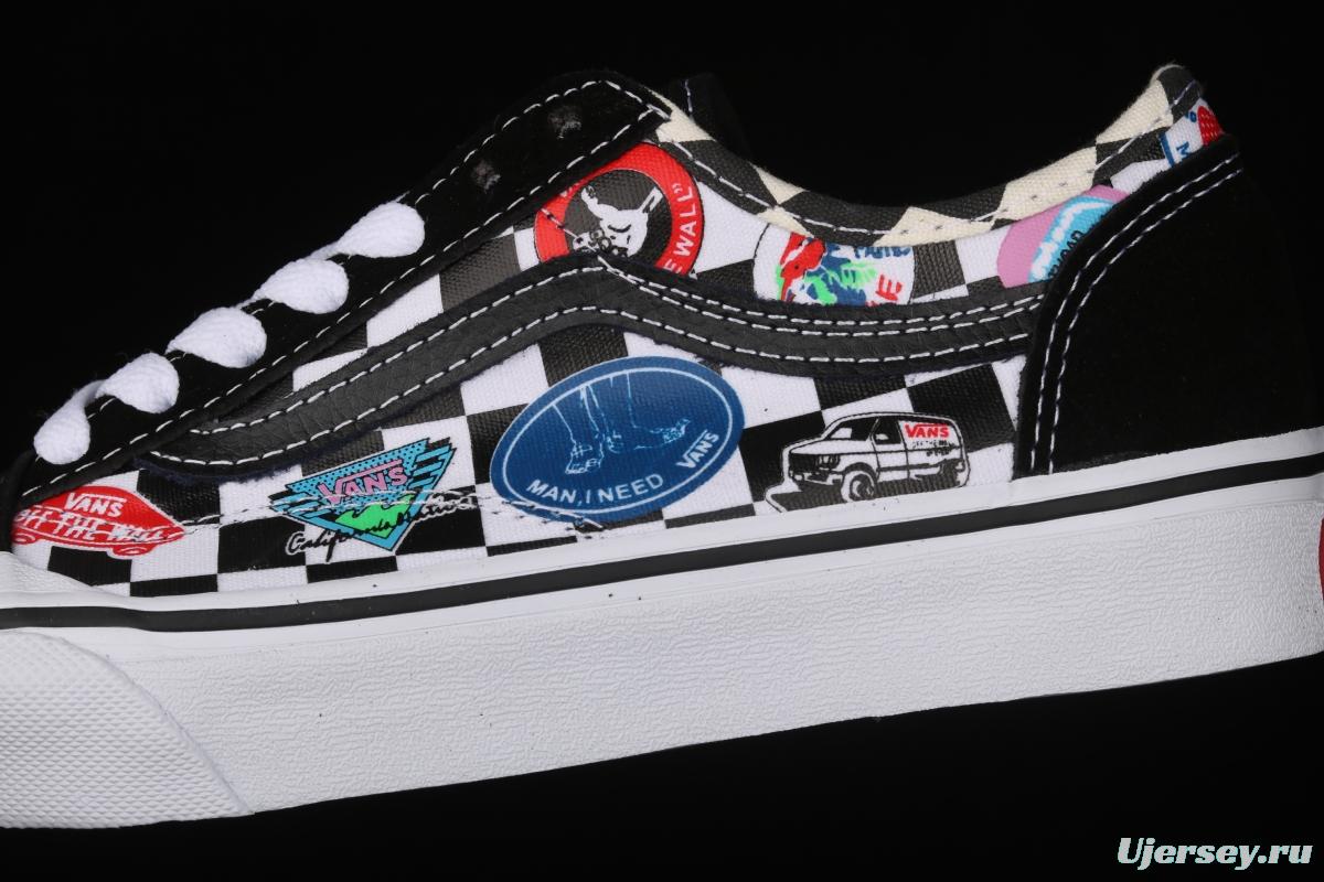 Vans Style 36 Cecon SF Vance color Logo printed low-top casual board shoes VN0A3MVL3P0