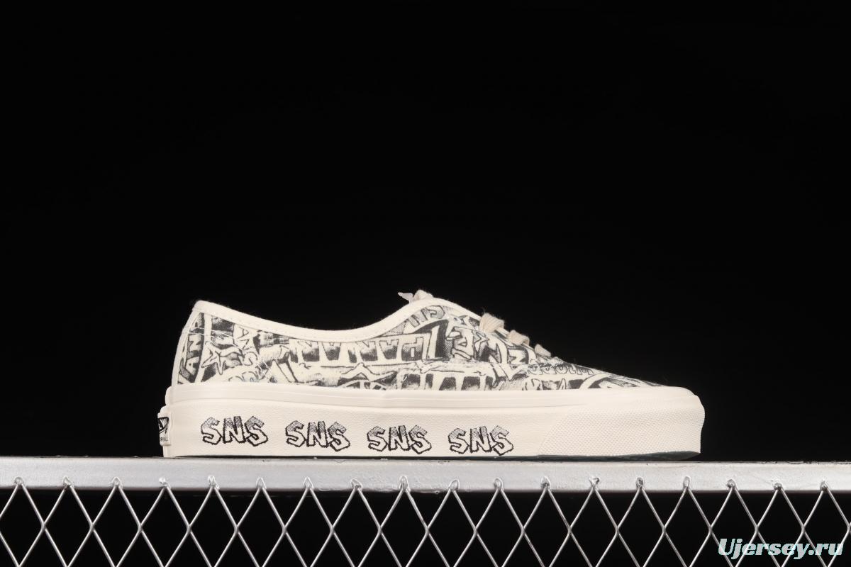 SNS x Vans Authentic joint low-top casual shoes VN0A4BV9676