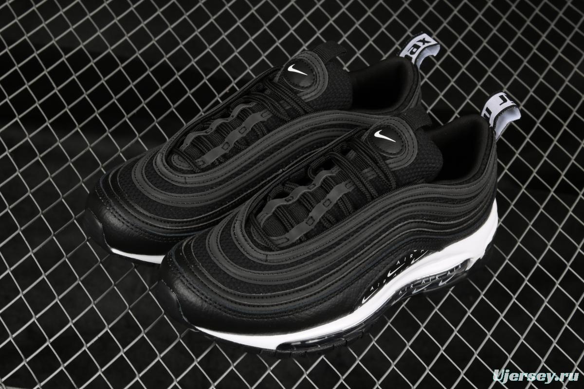 NIKE Air Max 97 Lx black and white serial bullet air cushion running shoes AR7621-001