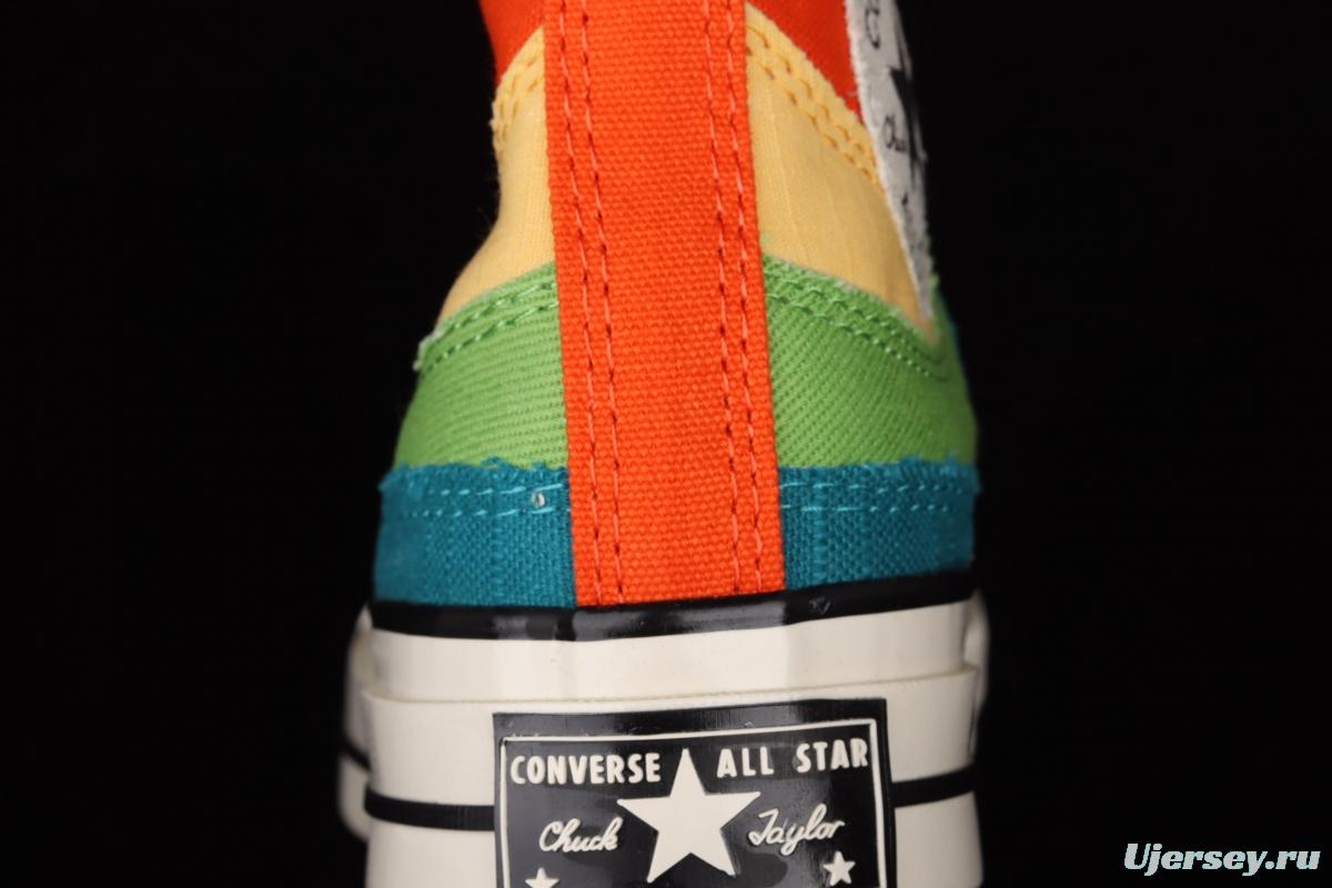 Converse Chuck 70 2021 new Samsung standard splicing color high upper canvas shoes 170836C