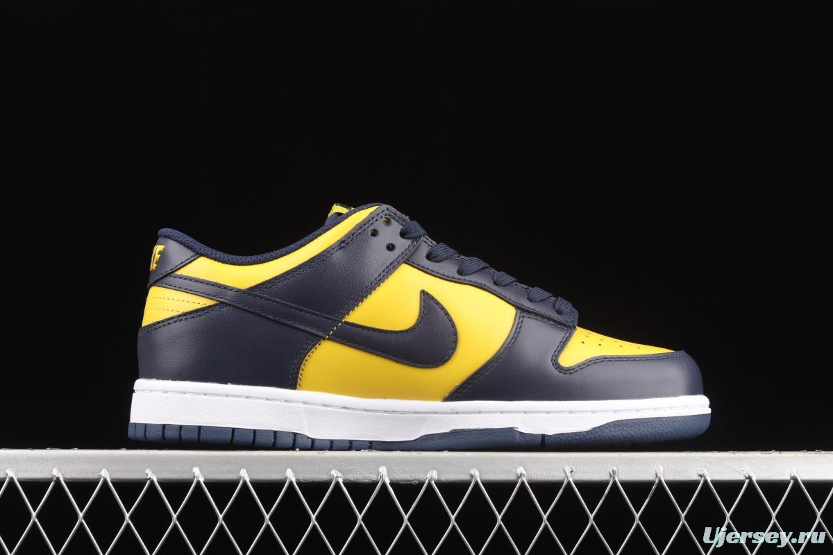 NIKE SB DUNK Low Michigan Michigan color buckle broken backboard fashion casual board shoes DD1391-700