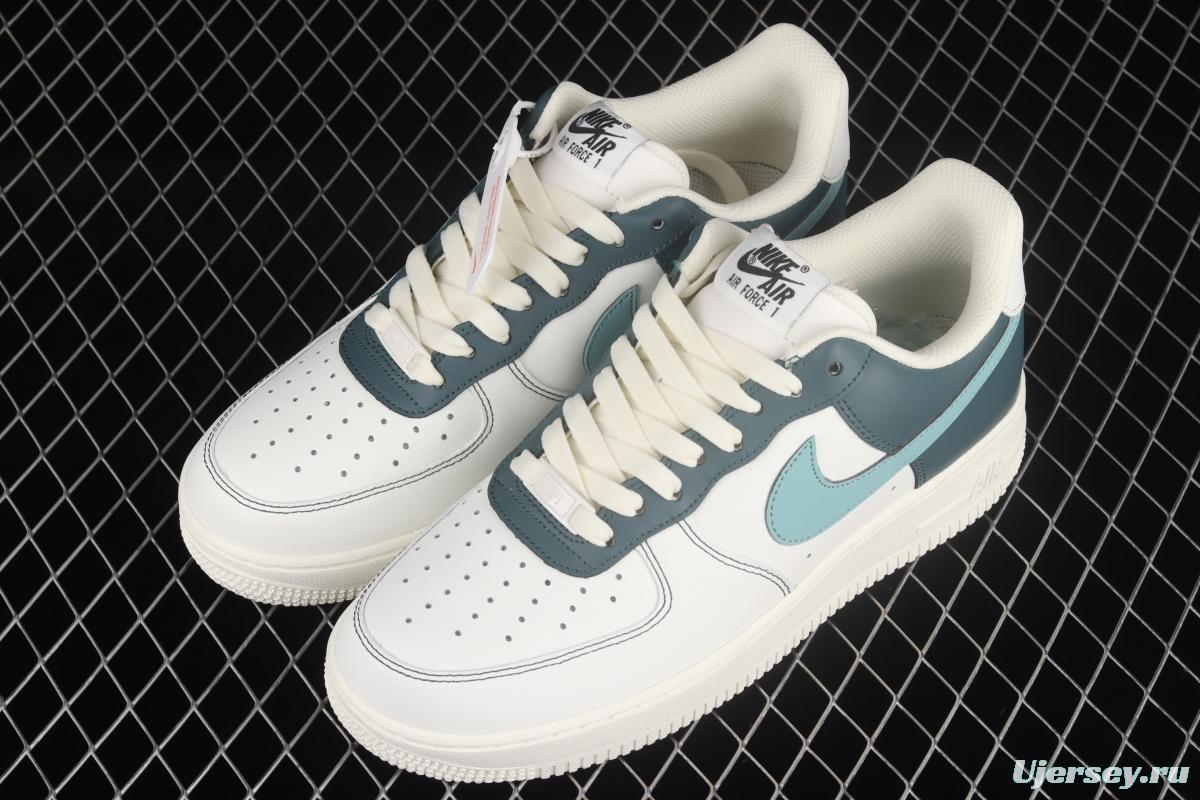 NIKE Air Force 11607 Low lake green color matching low-top casual board shoes LT0226-301