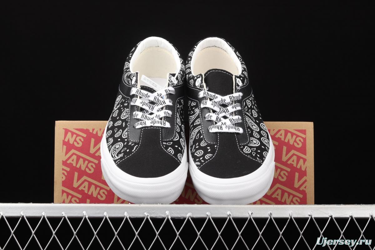 Vans Bold Ni cashew flower printed pattern low-top skateboard shoes VN0A3WLP038