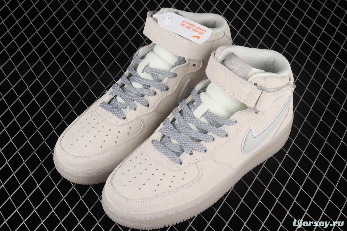 Reigning Champ x NIKE Air Force 120th 07 Mid defending champion six generations of 3M reflective Zhongbang casual board shoes GB0902-112