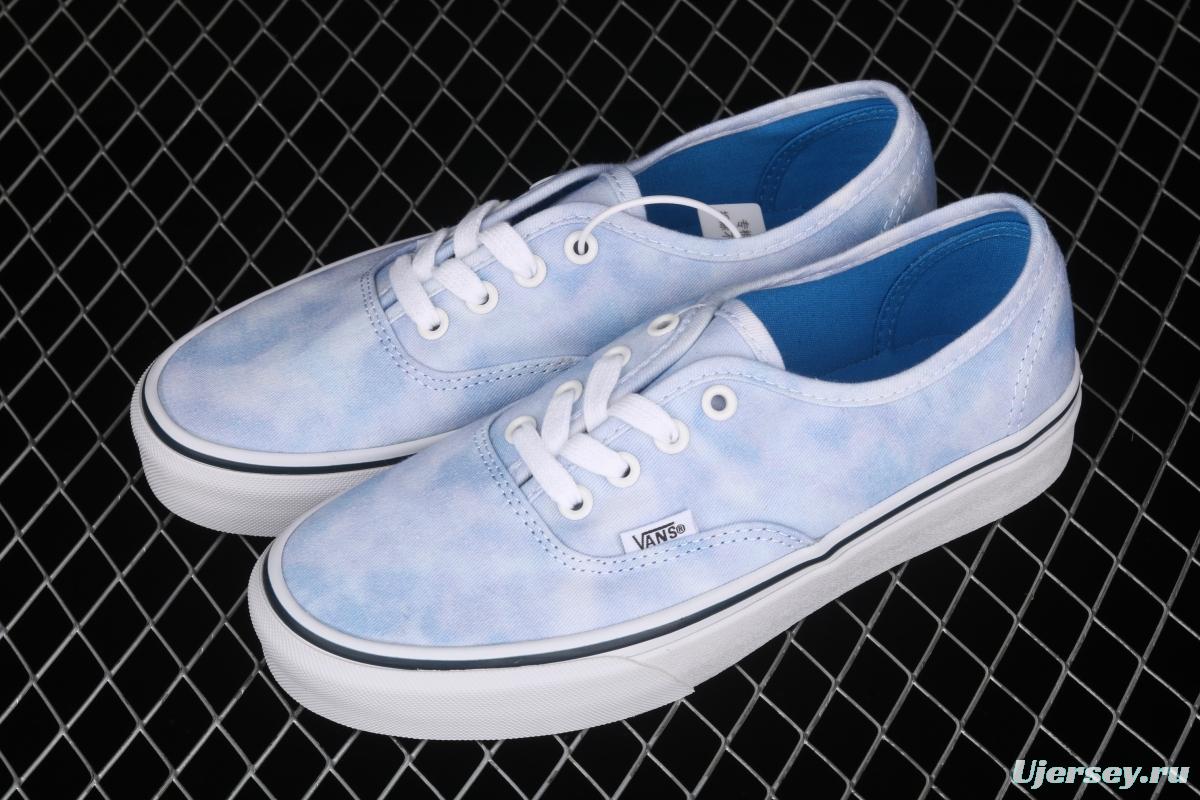 Vans Authentic Lx Vance Milk Blue White Blue low-top Vulcanized Board shoes VN0003B9IWC