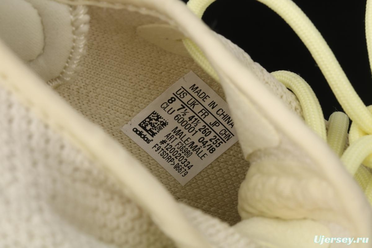 Adidas Yeezy 350V2 Real Boost Basf F36980 Darth Coconut 350 second Generation Cream Yellow BASF Boost original