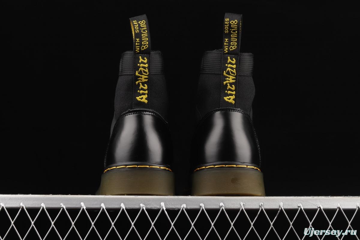 Dr.martens Martin boots 1466 series bright leather splicing six-hole Gaobang BLAKE