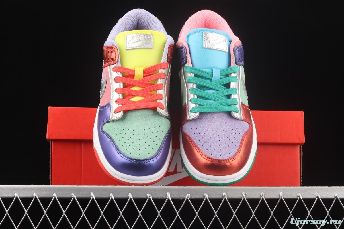 NIKE SB DUNK Low SE Candy Egg 2.0 candy mandarin duck dunk series low side leisure sports skateboard shoes DN0855-600