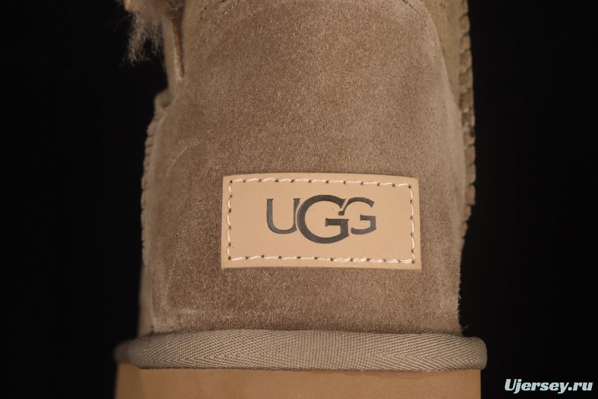 UGG Mini Bailey Button II wooden buckle help outdoor snow boots 1016422