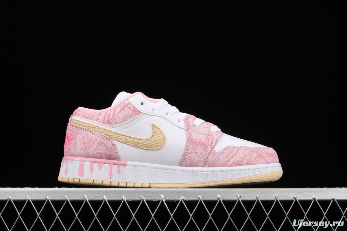 Air Jordan 1 Low GS low-top ice cream low-top basketball shoes CW7104-601