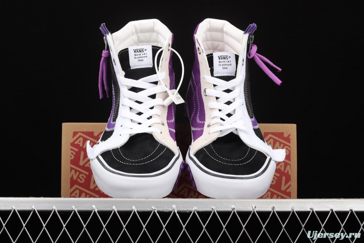 Vans SK8-Hi Reissue Ca Vance deconstructs and splices VN0A3WM15F5 of high-top vulcanized shoes