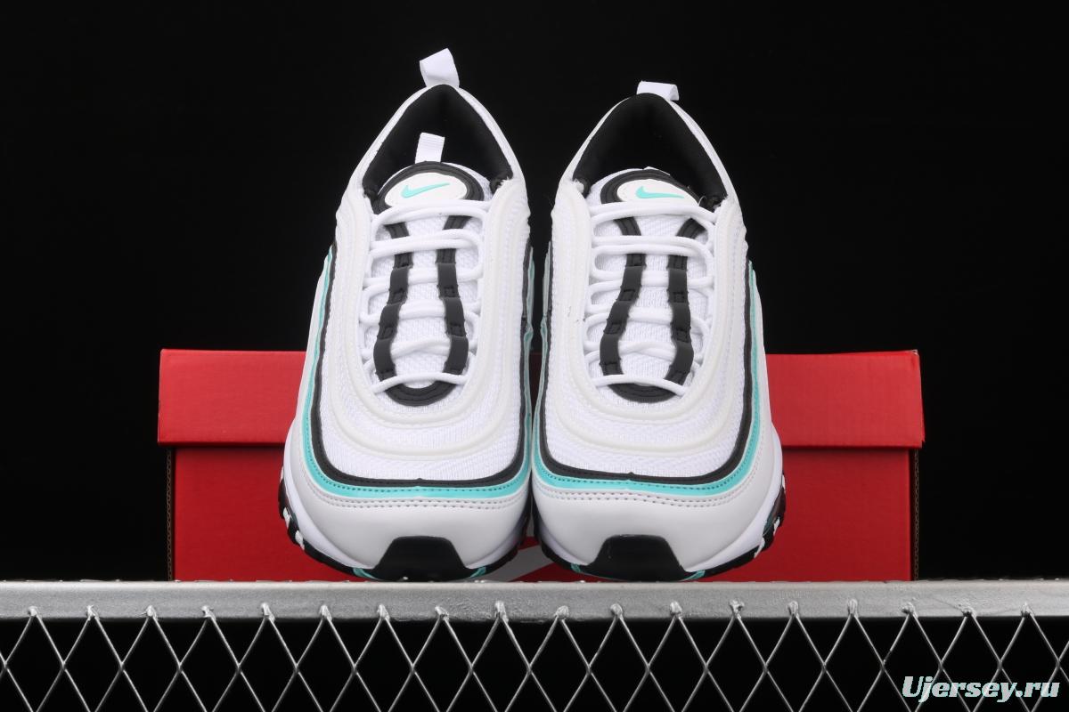 NIKE Air Max 97 White and green bullet air cushion running shoes CZ3574-130