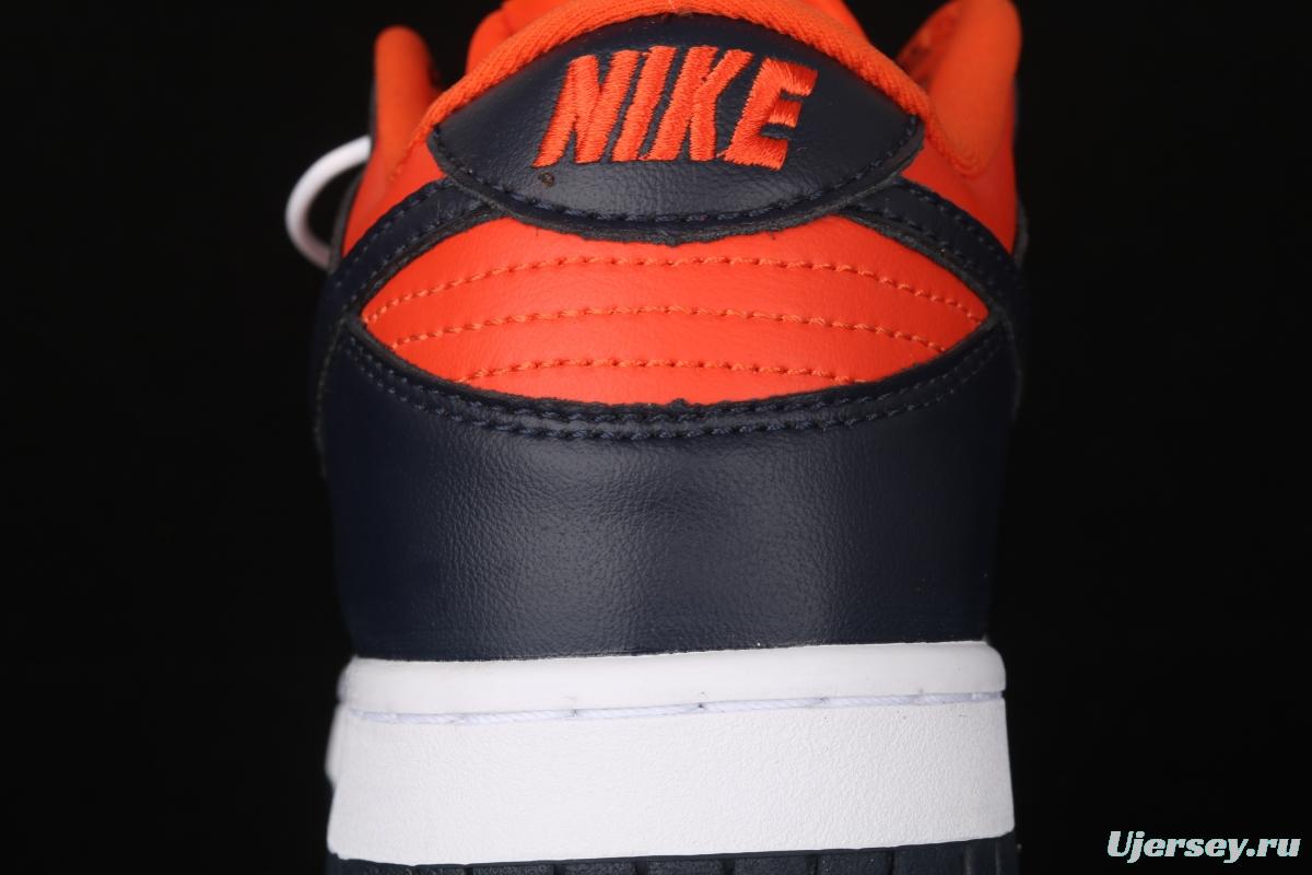 NIKE SB DUNK Low SP Fanta color matching head layer low side leisure sports board shoes CU1727-800