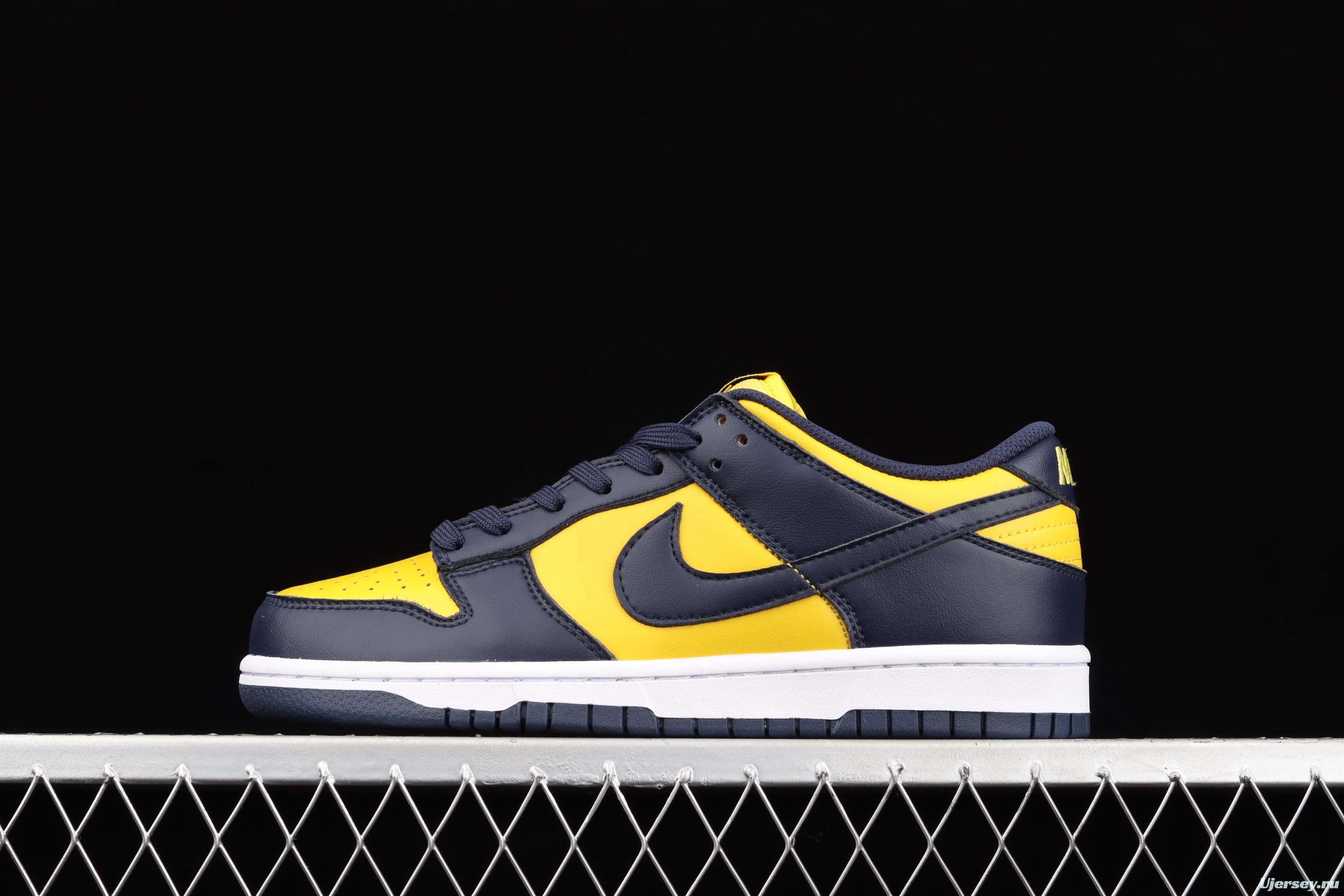 NIKE SB DUNK Low Michigan Michigan color buckle broken backboard fashion casual board shoes DD1391-700